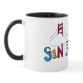 thumbnail image 2 of CafePress - San Francisco Mug - 11 oz Ceramic Mug - Novelty Coffee Tea Cup, 2 of 6