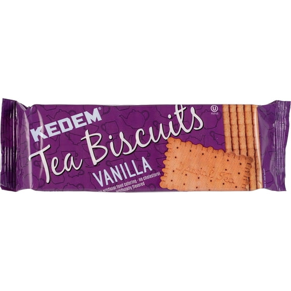 Kedem, Vanilla Tea Biscuits, 4.2oz Bag Pack of 6 Thin & Crisp Vanilla Tea Biscuits, Great Dunking Cookie