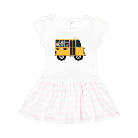 

Inktastic School Bus Gift Toddler Girl Dress