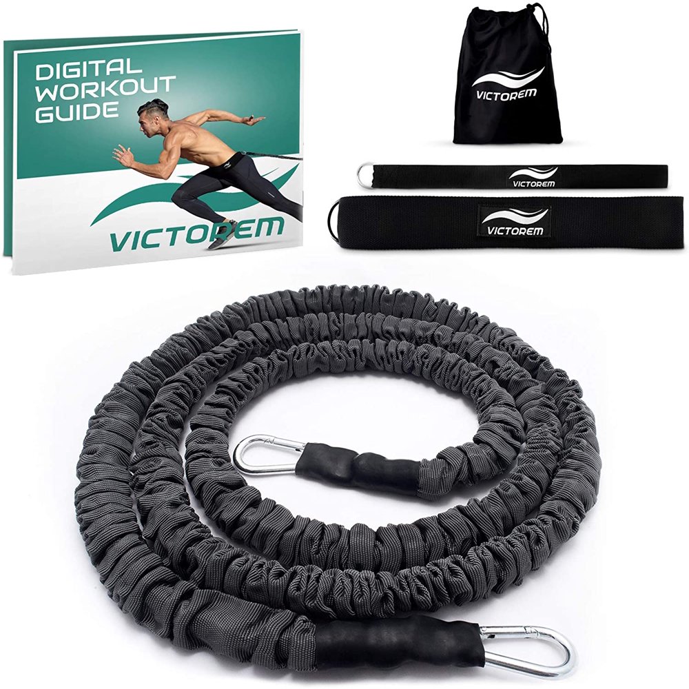 Victorem Training Bungee Cord Workout Equipment, 80 Pound Resistance