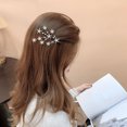 thumbnail image 4 of Pinza para el pelo con diamantes de imitación, pinza para boca de pato, pinza para flequillo, horquilla, accesorios para el cabello para mujeres y niñas, 4 of 5
