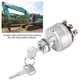 thumbnail image 3 of Ignition Switch, Waterproof Ignition Key Start Switch With 6 Pin Shovel 2 Keys For Kobelco Sk200-3 Sk200-5 Sk120-5 For Cars, Motorcycles, Boat Tractor, 3 of 5