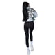 thumbnail image 3 of Pantalones de yoga deportivos de cintura alta ajustados y de color sólido para mujer a la moda, 3 of 6
