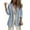 Sky Blue, variant on Duoif Womens Blazer Women's Textured Casual Top Long Sleeved Jacket Autumn and Winter Suit Striped Jacket Blazers for Women Business Casual Coffee L