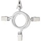 thumbnail image 3 of 90 Pack Curtain Rings with Clips, Drapery Clips with Rings, Hangers Drapes Clip Rings 1.26 inch I D, Ring Clips Fits up to 1 inch Curtain Rod, White, 3 of 5
