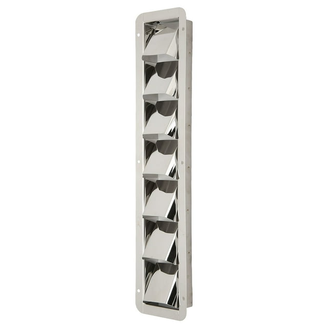 Ventilation de Bateau, Grille d'Évent de Bateau Fixée sur 304 Réduction de Bruit d'Acier Inoxydable 7 Fentes pour des Unités de Climatisation