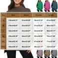 thumbnail image 6 of Kovlvoll Sweatshirts for Women Long Sleeve High Neck Hem Side Split Loose Casual Fall Pullover Sweatshirt with Pockets, 6 of 6