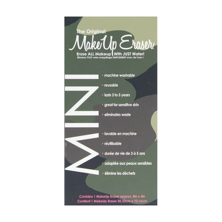 The Original MakeUp Eraser Mini Camo, Reusable Makeup Remover Cloth