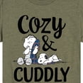 thumbnail image 3 of Peanuts - Snoopy and Linus Cozy And Cuddly - Toddler And Youth Short Sleeve Graphic T-Shirt, 3 of 6