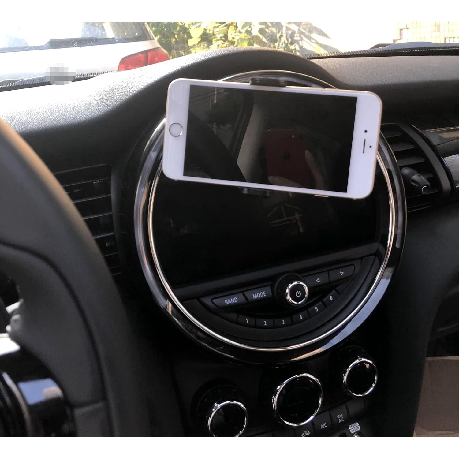 Dashboard Direct Clip-On Mount Phone Gravity Holder For 2015/2016-up Mini Cooper F55 F56 F60 (Won't Occupy Air Vent Opening)