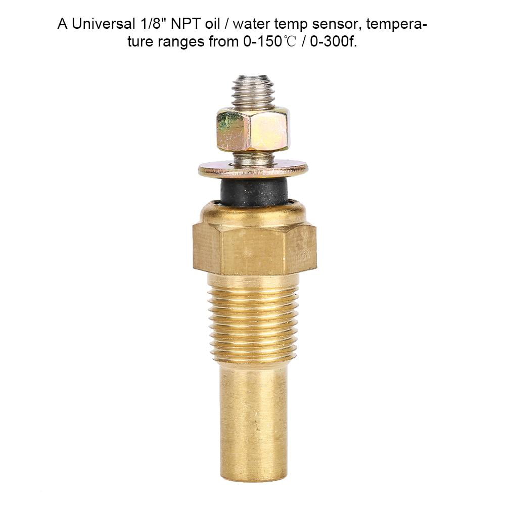 Universal 1/8 NPT oil/water temp sensor Electrical Temperature Sender Unit Temp Sensor