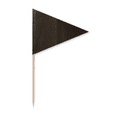 thumbnail image 1 of Black Leather  Design Toothpick Triangle Cupcake Toppers Flag, 1 of 3