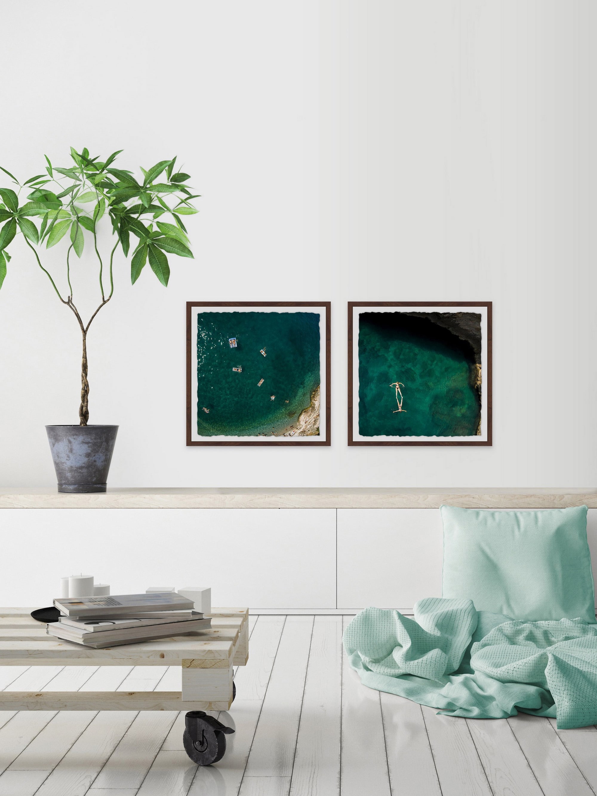 Self-Subsistent Diptych, Art Prints, 48.00" x 1.50"