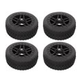 thumbnail image 4 of Neumáticos todoterreno RC, 4 piezas Neumáticos de goma para coche RC Ruedas RC Neumáticos optimizados para la excelencia, 4 of 14