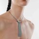 thumbnail image 1 of New tassel necklace cold style metal double-layer necklace clavicle chain banquet party ac, 1 of 2