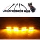 thumbnail image 1 of Luces LED de rejilla delantera amarillas, compatibles con Ram 1500 2019-2021, que ofrecen una excelente artesanía y un estricto control de calidad, garantizan un rendimiento confiable en todas las, 1 of 5