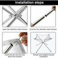 thumbnail image 3 of Durable Stainless Steel Portable Fireplace, Heat Resistant Mesh For Safe Outdoor Fun, 3 of 5