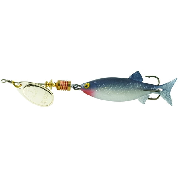 Mepps Comet Shad Mino Inline Spinner, Silver Blade, 1/6 oz