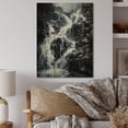 thumbnail image 2 of Designart "The Dynamic Rhythm of Falling Water" Landscapes Print on Natural Pine Wood, 2 of 5