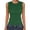Green, variant on Summer Tops for Women Sleeveless Slim Fitted Crew Neck Tee Shirts Basic Solid Color T-Shirt Going out Fashion Clothing