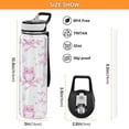 thumbnail image 3 of Pink Cartoon Bird 1000ml Tritan Sport Bottle Straw LeakProof Food-Grade Portable Wide Handle, 3 of 7