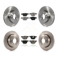 thumbnail image 1 of Transit Auto Front Rear Disc Brake Rotors and Semi-Metallic Pads Kit for Car BMW 530i 525i 528i K8S-101285, 1 of 11