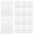 thumbnail image 3 of Carpeta con inserciones económicas portátiles, 25 hojas, bolsillos económicos para hojas sueltas, sobres transparentes, 3 of 7