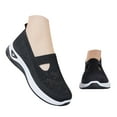 thumbnail image 2 of Chaussures Décontractées en Maille Mode Été pour Femmes Chaussures Respirantes Décontractées Chaussures à Enfiler Rondes Chaussures Décontractées pour Femmes Chaussures d'Affaires Décontractées à Enfiler Espadrilles Décontractées, 2 of 6