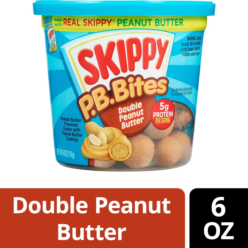 SKIPPY P.B. Bites, Double Peanut Butter, 6 oz