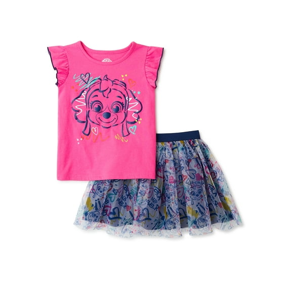 Paw Patrol Ap Lic Skirt Set