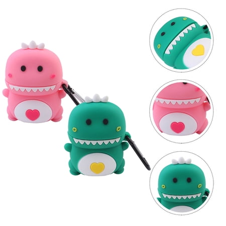 FOMIYES 2-Pack Silicone Earbud Cases in Assorted Colors Protective Cover for Daily Use and Back to School