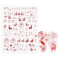 thumbnail image 1 of Christmas Nail Sticker DIY Fashion Snowflake Nail Decal Adhesive Nail Decal, 1 of 10