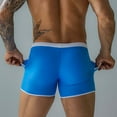 thumbnail image 3 of FcBaudy Men's Low Waist Solid Color High Vent Swimming Trunks Underpants Men Pants, 3 of 4