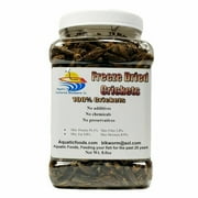 Crickets - Freeze Dried Crickets, Freeze Dried Gourmet Mix Included…Large Jar 8oz