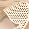 thumbnail image 2 of WORGEOUS Beach Shoes Breathable Cool Durable Simple Hollow Plastic Shallow Flat Leisure Shoes for Outdoor (Apricot, 37 Yard), 2 of 8