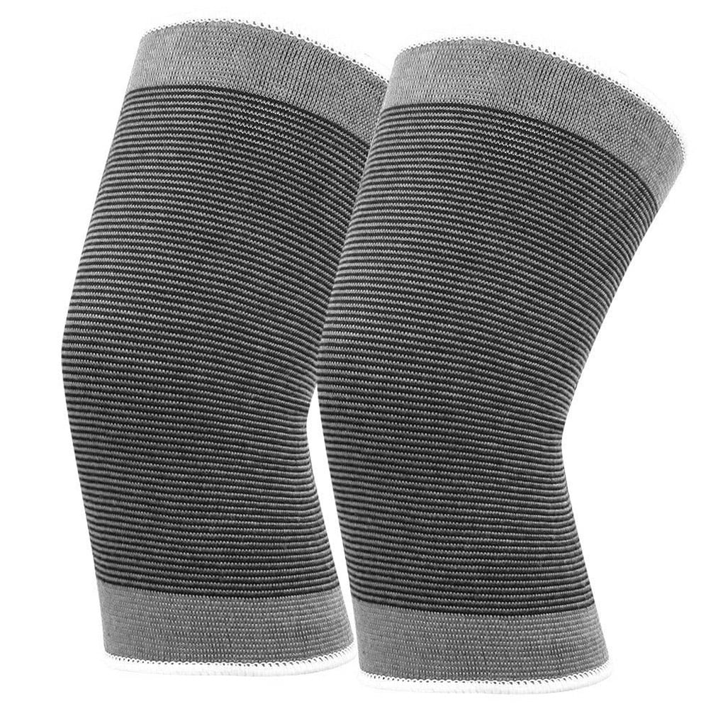 outdoorline 1 Pair Sports Elastic Knee Support Brace Breathable Moisture Wicking Basketball Knee