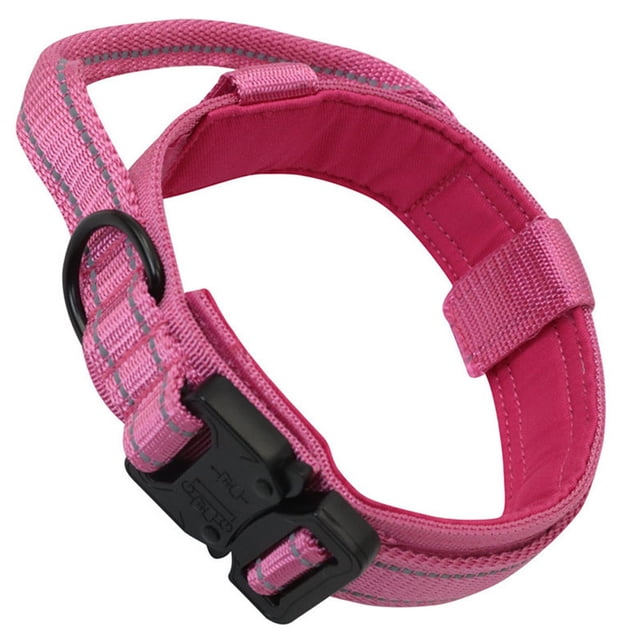 Collar de perro táctico - Collar de perro pesado para perros pequeños, medianos y grandes, collar de perro con cierre de metal MFZFUKR CPB-US-YY412-5