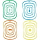 thumbnail image 1 of Tabla de cortar antideslizante | Superficie esmerilada reversible | Resistente al agua fácil de limpiar | Codificado por colores para carne y verduras | Plástico flexible y duradero | Múltiples, 1 of 9