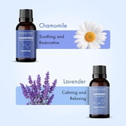 Majestic Pure, Restful Night Essential Oil Gift Set | 100% Pure & Natural Set for Soothing Nighttime and Self-Care Rituals | Lavender, Ylang Ylang, Cedarwood, Chamomile - Pack of 4