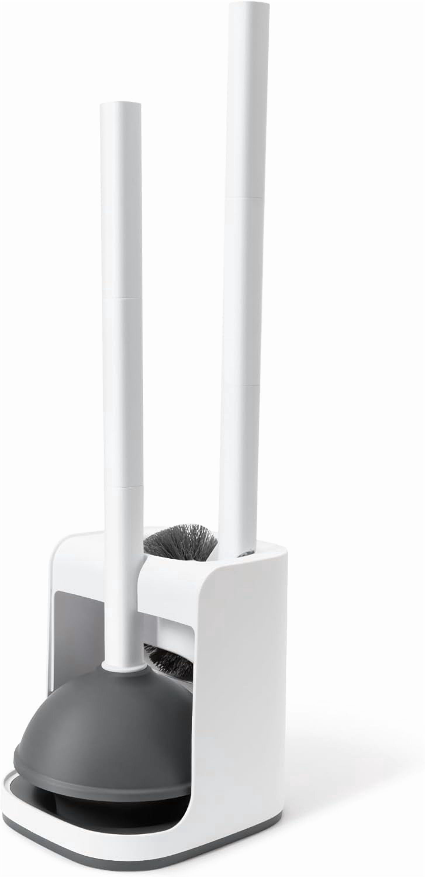 RGHJAR-Toilet Brush and Plunger Set Hidden, S-Shaped Toilet Brush Plunger Combo, Perfect for Homes, Apartments & Bathrooms