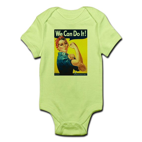 CafePress - Rosie The Riveter Infant Bodysuit - Baby Light Bodysuit