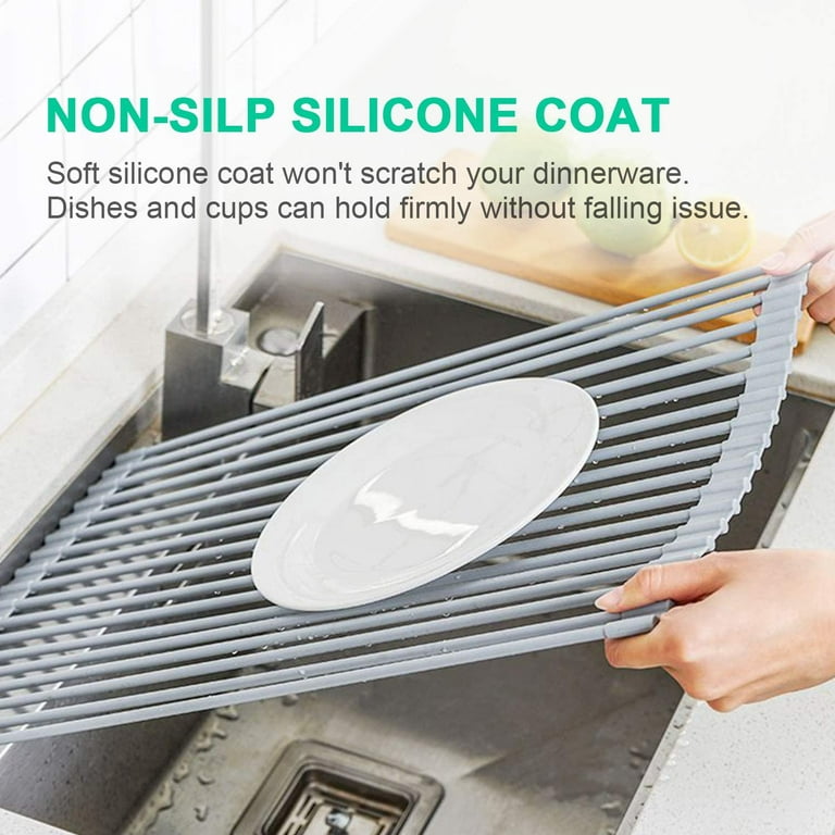 Foldable Dish/Bathroom Rack Drainer Over Sink – ceceem