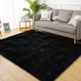 thumbnail image 1 of 3x5 ft Shaggy Area Rugs for Bedroom Living Room Large Fluffy Floor Rugs with Non-Slip Backing, Soft Plush Carpet Rugs Home Décor, 1 of 10