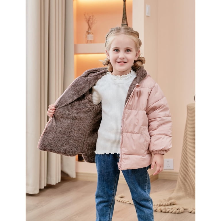 Aideaone Baby Fleece Coat With Bear Ear Hood photo 2