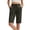 Dark Gray plus size bermuda shorts a1, variant on Cagogo Women Plus Size Elastic Waist Bermuda Shorts Casual Loose Fit Shorts with Pockets Summer Travel Lounge Pants Beach Trousers, Purple XL