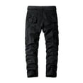 thumbnail image 3 of Cotton Cargo Pants for Men 2025 Casual Cotton Straight Leg Cargo Work Pants with Pockets Mens Trousers, 3 of 4