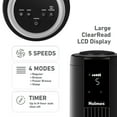 thumbnail image 5 of Holmes 42" SmartConnect Wi-Fi Digital Tower Fan with ClearRead Display 5 Speeds Remote Black, 5 of 10
