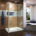 thumbnail image 4 of Flex 34-1/2 Inch D x 38-42 Inch W x 72 in H Semi-Frameless Pivot Shower Enclosure, 4 of 10