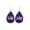 B, variant on Lightweight Red White Blue Flag Dangle Stud Earrings for 4th of July, Cute Teardrop Design Patriotic Earrings for Women, Independence Day Veterans Day Memorial Day Accessories