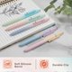 thumbnail image 2 of 5pcs Pens Black Ink Gel Pens Medium Point 0.7mm Pen Smooth Writing High-End Series Cute Pens for Journaling Note Taking, Office School Supplies Gifts, 2 of 5